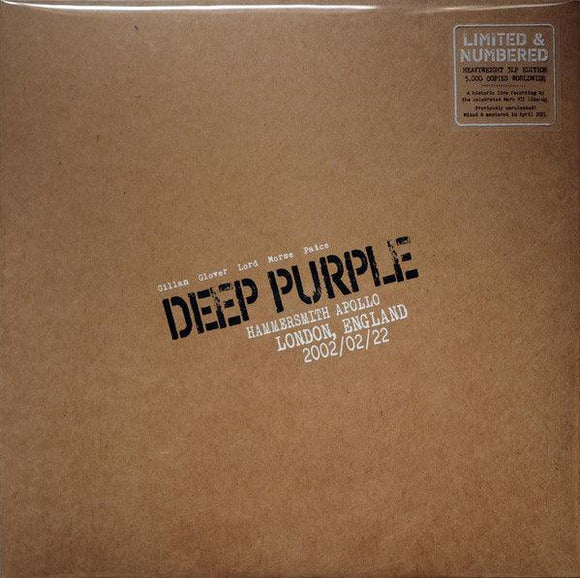 Deep Purple - Live In London 2002 (Black Vinyl) - Good Records To Go