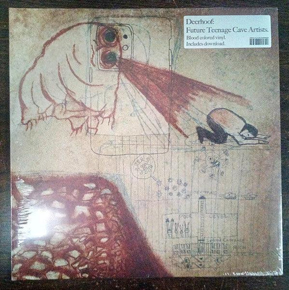 Deerhoof - Future Teenage Cave Artists (Blood Colored Vinyl) - Good Records To Go