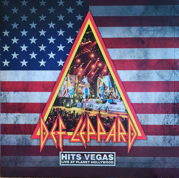Def Leppard - Hits Vegas - Live At Planet Hollywood (3LP Translucent Blue Vinyl) - Good Records To Go