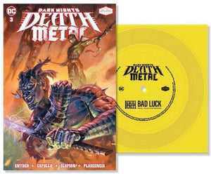 Denzel Curry/PlayThatBoiZay - Bad Luck (DC - Dark Nights: Death Metal Version) (Limited Edition Yellow Flexi Disc, Comic Book, Indie Exclusive) - Good Records To Go