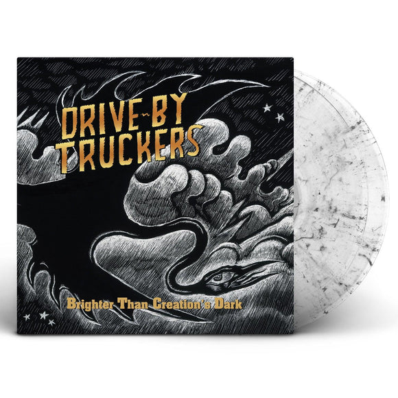 Drive-By Truckers -  Brighter Than Creation's Dark (Clear &Black Marble Vinyl) - Good Records To Go