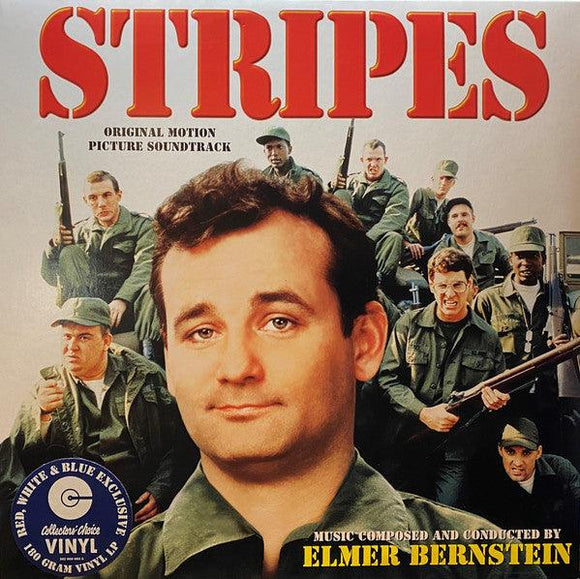 Elmer Bernstein - Stripes (Original Motion Picture Soundtrack) [Red, White, & Blue Vinyl] - Good Records To Go