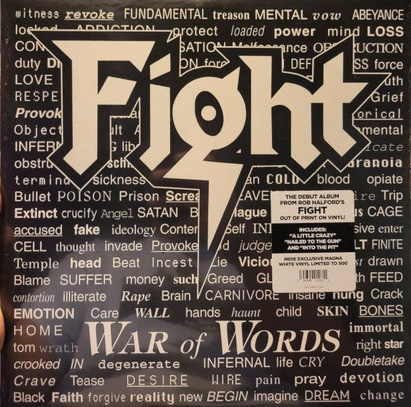 Fight - War Of Words (Indie Exclusive White Vinyl) - Good Records To Go