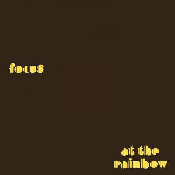 Focus  - At The Rainbow - Good Records To Go