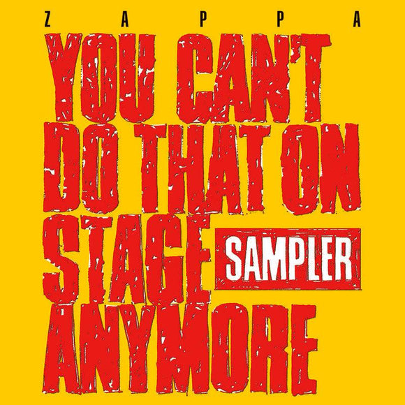 Frank Zappa  - You Can't Do That On Stage Anymore (Sampler) - Good Records To Go