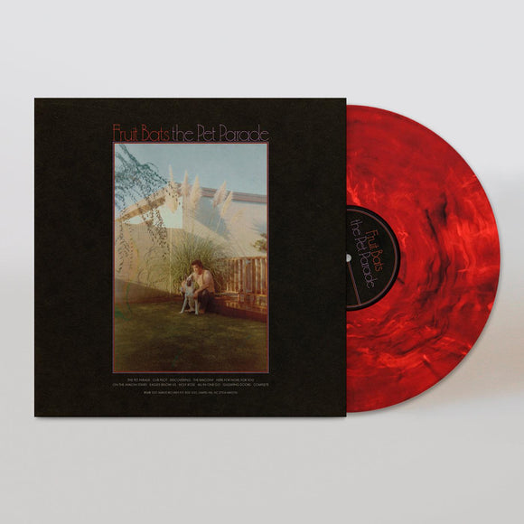 Fruit Bats - The Pet Parade (Merge Peak Clear With Red & Black Swirl Vinyl) - Good Records To Go