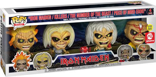 FUNKO POP! ROCKS: Iron Maiden - Eddie 4PK (Glow in the Dark Box Set)