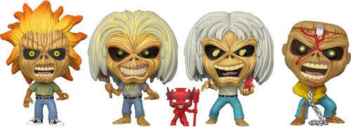 FUNKO POP! ROCKS: Iron Maiden - Eddie 4PK (Glow in the Dark Box