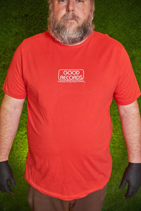 Good Records Red Classic Logo T-Shirt - Good Records To Go