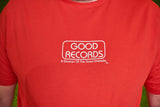 Good Records Red Classic Logo T-Shirt - Good Records To Go