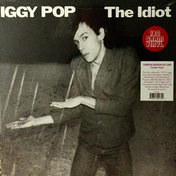 Iggy Pop - The Idiot (Purple Vinyl Limited Edition of 1,000) - Good Records To Go