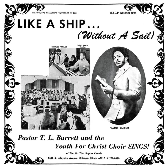 Pastor T. L. Barrett And The Youth For Christ Choir - Like A Ship... (Without A Sail) [Black Vinyl]