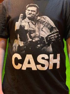Johnny Cash- Middle Finger T-Shirt - Good Records To Go