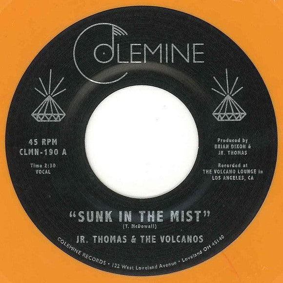 Jr. Thomas & The Volcanos - Sunk In The Mist / Lava Rock (Creamsicle Vinyl 7