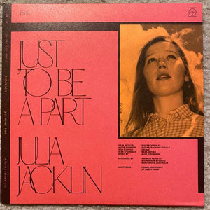 Julia Jacklin / Bill Fay - Just To Be A Part/Just To Be A Part 7" - Good Records To Go