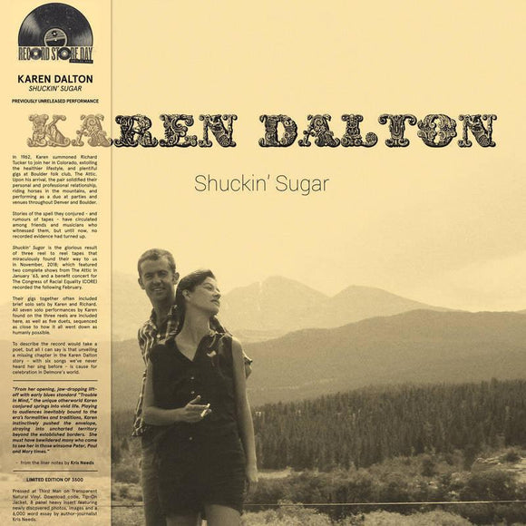 Karen Dalton - Shuckin' Sugar - Good Records To Go