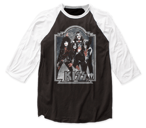 Kiss - Glitter ‘76 Jersey T-Shirt - Good Records To Go