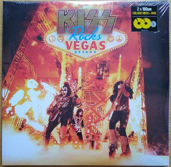 Kiss - Kiss Rocks Vegas (2 x 180gm Colour Vinyl + DVD) - Good Records To Go