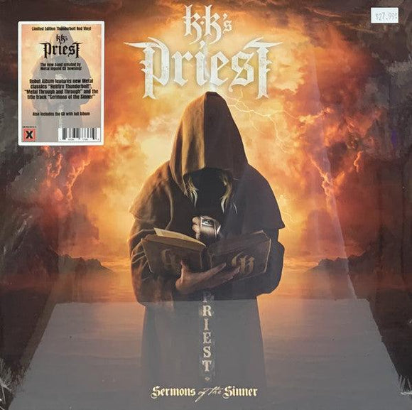 KK's Priest - Sermons Of The Sinner (Thunderbolt Red Vinyl) - Good Records To Go