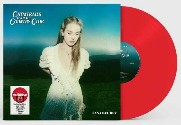 Lana Del Rey - Chemtrails Over The Country Club (Limited Edition Red Vinyl, Alternate Cover and Poster) - Good Records To Go