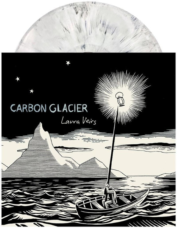 Laura Veirs - Carbon Glacier (Clear & Black Swirl Vinyl) - Good Records To Go
