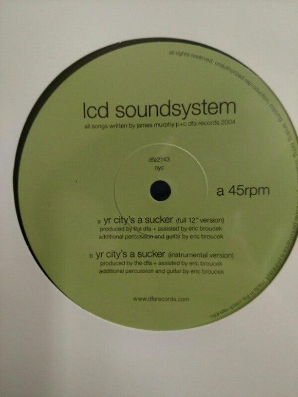LCD Soundsystem - Yr City's A Sucker - Good Records To Go