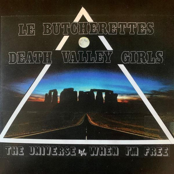 Le Butcherettes, Death Valley Girls - The Universe / When I'm Free (Space Junk Splatter Vinyl-Limited To 700) 7