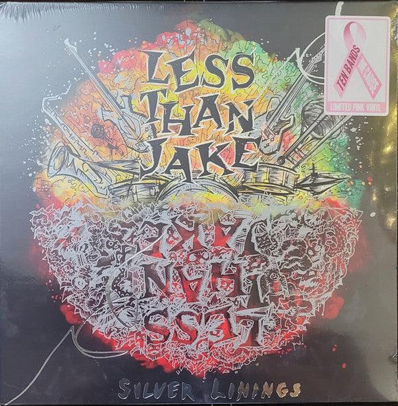 Less Than Jake - Silver Linings (Pink/Clear with Neon Pink Splatter Vinyl) - Good Records To Go