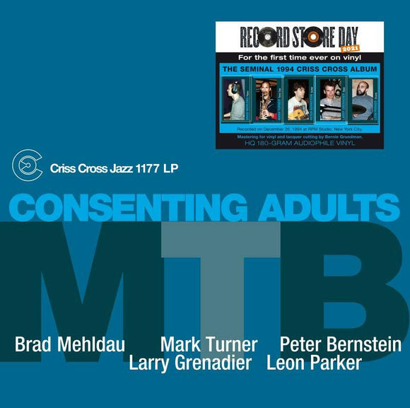 M.T.B. (Mehldau/Turner/Bernstein)  - Consenting Adults (2LP) - Good Records To Go