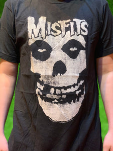 Misfits - Fiend Skull (With Logo) T-Shirt - Good Records To Go