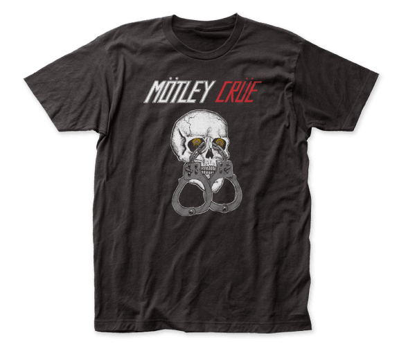 Motley Crue Skull Cuffs Shout At The Devil T-Shirt – Good