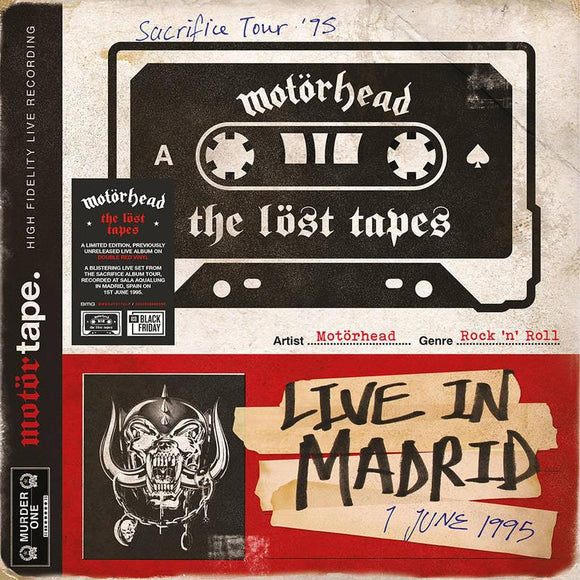 Motorhead  - The Lost Tapes Vol.1 (Live In Madrid 1995) - Good Records To Go