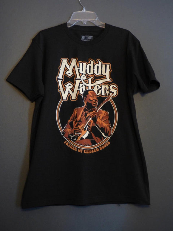 Muddy Waters - Father Of Chicago Blues T-Shirt - Good Records To Go