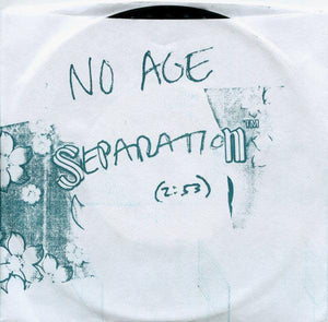 No Age - Separation / Serf To Serf 7" - Good Records To Go