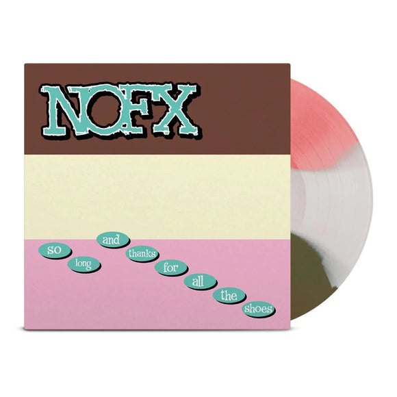 NOFX - So Long and Thanks for All the Shoes (Brown Bown Pink Stripe Vinyl)