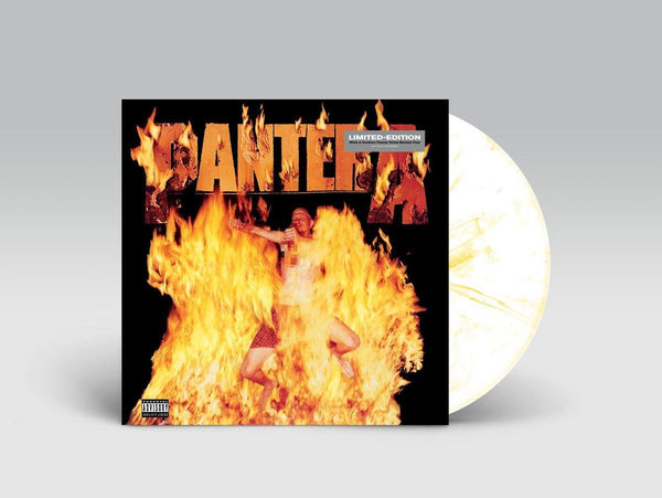 Pantera - Reinventing The Steel (Limited-Edition White & Southern Flames  Yellow Marbled Vinyl)