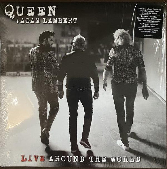 Queen + Adam Lambert - Live Around The World (Black Vinyl) - Good Records To Go