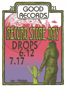 Record Store Day Drop 6/12 7/17 Poster - Good Records To Go