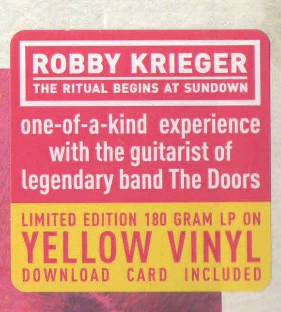 Robby Krieger - The Ritual Begins At Sundown (Yellow Vinyl) - Good Records To Go