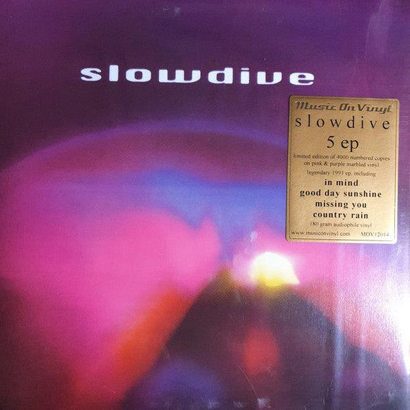 Slowdive - 5 EP (Music On Vinyl-Numbered Edition of 4,000 Pink & Purple Marbled Vinyl) - Good Records To Go