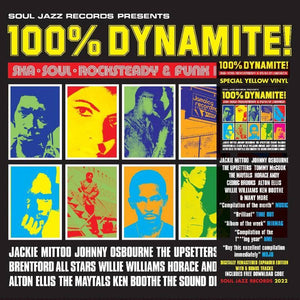 Soul Jazz Records Presents - 100% DYNAMITE! Ska, Soul, Rocksteady & Funk in Jamaica - Good Records To Go