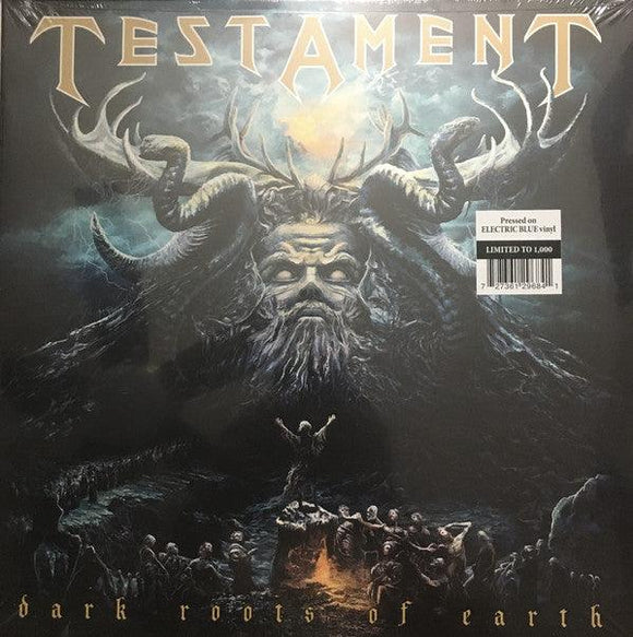 Testament - Dark Roots Of Earth (Electric Blue Double Vinyl - Limited to 1,000) - Good Records To Go