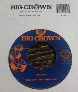 The Bacao Rhythm & Steel Band - Represent / Juicy Fruit (7") - Good Records To Go