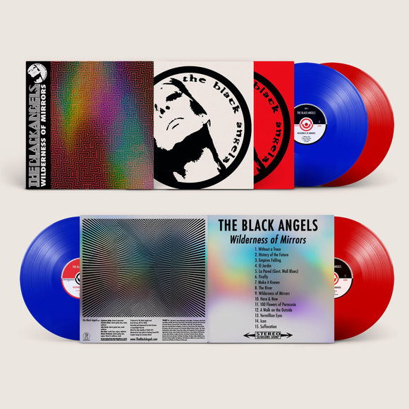 The Black Angels - Wilderness of Mirrors (INDIE EXCLUSIVE, OPAQUE BLUE/RED VINYL) {PRE-ORDER} - Good Records To Go