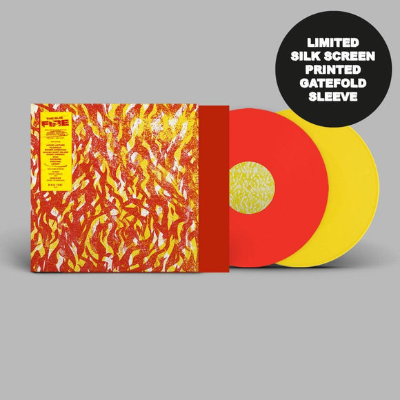 The Bug - Fire (Exclusive Indie Edition Screen Printed Gatefold Sleeve Yellow + Red Vinyl) - Good Records To Go