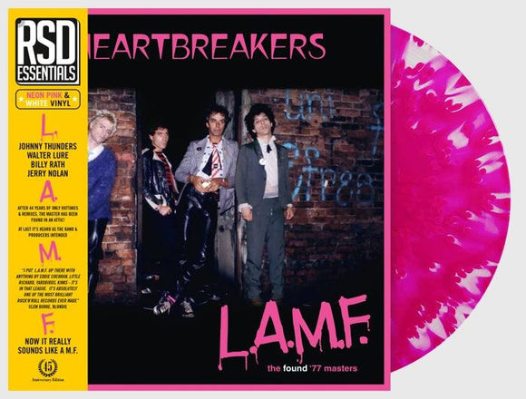 THE HEARTBREAKERS L.A.M.F. - The Found '77 Masters (Neon Pink & White Vinyl) [RSD ESSENTIALS] {PRE-ORDER} - Good Records To Go