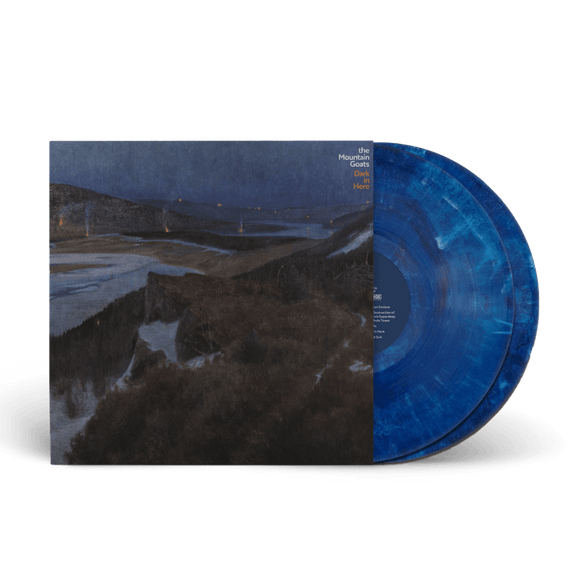 The Mountain Goats - Dark In Here (Merge Peak Vinyl High Noon Somewhere Blue Etched Vinyl) - Good Records To Go