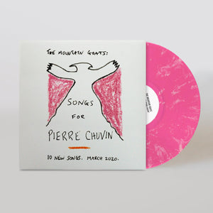 The Mountain Goats - Songs for Pierre Chuvin (Merge Peak Vinyl -  Opaque Pink & White Swirl Vinyl) - Good Records To Go