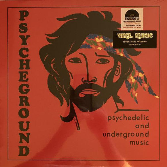 The Psycheground Group - Psychedelic And Underground Music (Red Coloured Vinyl) - Good Records To Go