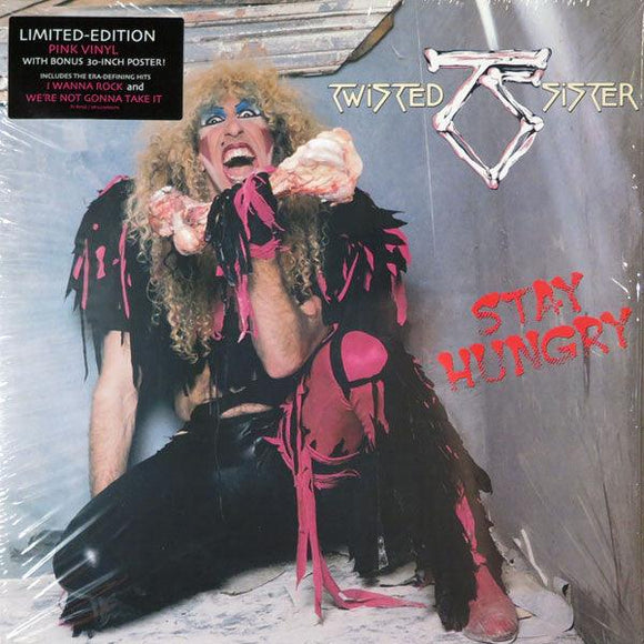 Twisted Sister - Stay Hungry (Pink Vinyl With 30 Inch Poster) - Good Records To Go